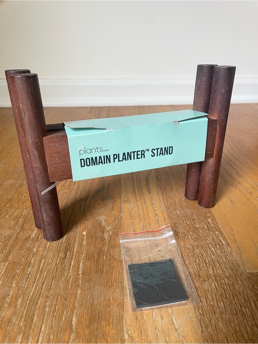 NWT Wood Domain Planter Stand